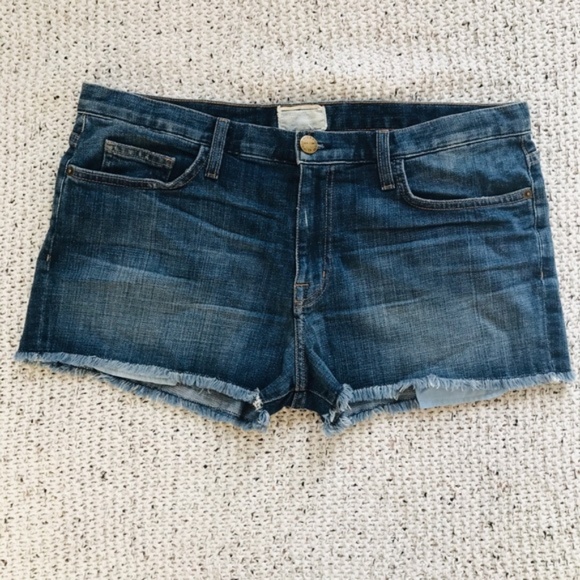 Current/Elliott Pants - Current/Elliott The Boyfriend Denim Short Size 30